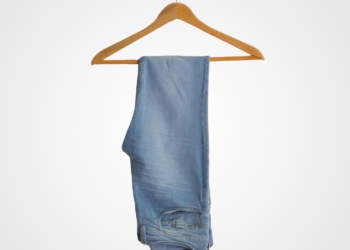 Faint Washed Denim Blue Jeans